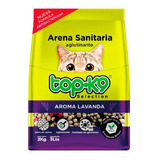 Arena Sanitaria Aglutinante Top-k9 Pack 2 Kg Aroma Lavanda