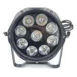 Refletor Slim Par Led 9x18w Rgbwa Outdoor Ip65 Prova D' Água