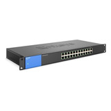 Switch Linksys Lgs124 24ptos Gigabit No Administrable Rack