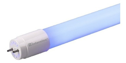 Tubo Color Azul Led Interelec 18w T8 1,20mts 