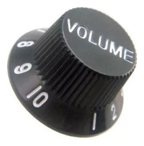 Perilla De Volumen Para Guitarra Electrica Negra