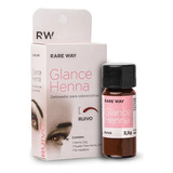 Henna Rare Way Glance 3,5g Para Sobrancelhas Cor Ruivo