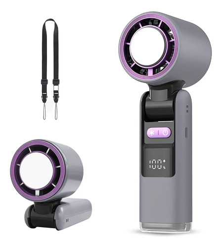 Ventilador Turbo Portátil De Mano 5 Velocidades | MercadoLibre