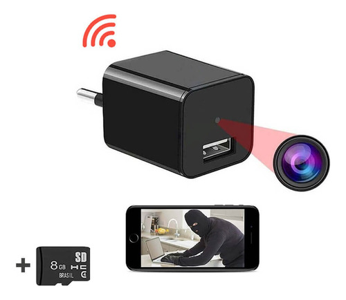 Camera Profissional Micro Gravador Espiao Produtos Wifi 8gb