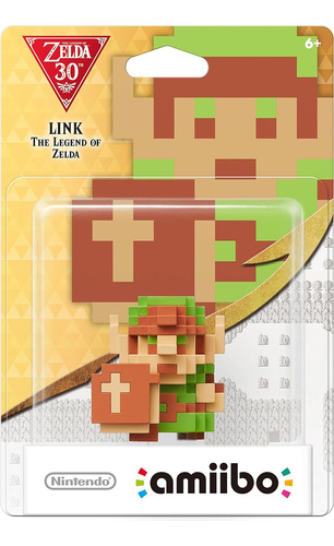 Amiibo Link 8 Bits 30th - The Legend Of Zelda Pronta Entrega