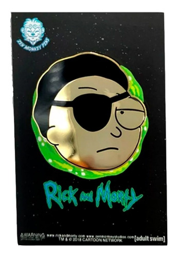 Pin Golden Evil Morty Rick And Morty Zen Monkey Studios