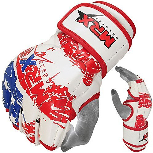 Guantes Mma Ufc Mrx Agarre Jaula Guante De Pelea De Box...