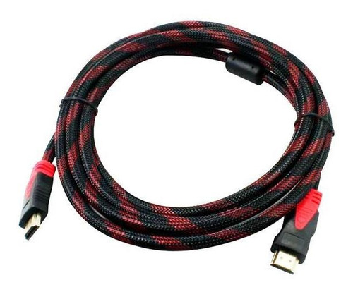 Cable Hdmi 5 Metros V1.4 Full Hd Mallado 2filtros 3d Ledtv