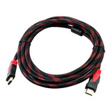 Cable Hdmi 5 Metros V1.4 Full Hd Mallado 2filtros 3d Ledtv