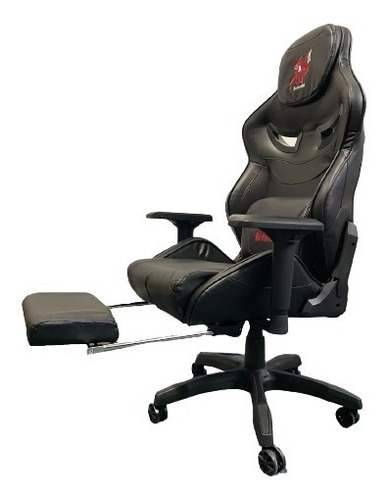 Silla Gamer Reclinable Con Reposa Pies Apoyo Lumbar