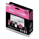 Pueen Nail Art Stamping Starter Kit - Único Diy Nailart Es.