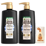  Garnier Whole Blends Black Charcoal & Nigella Flower Oil Set