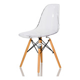 Cadeira Charles Eames Eiffel Acrílica Transparente Kzabela Cor Da Estrutura Da Cadeira Preto