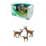 Set De Animales Del Bosque Figuras De Ciervos Colección