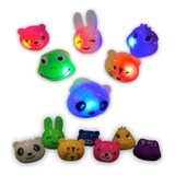 Combo Anillos Animalitos Led X 15 Cotillon Luminoso Fiesta