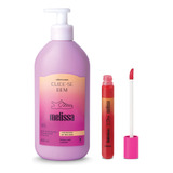 Kit Melissa Hidratação: Loção Corporal 400ml + Gloss Labial