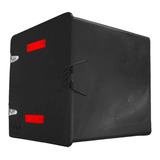 Caja Delivery Pizza Reparto Negra Pizzera Plastica Motorace