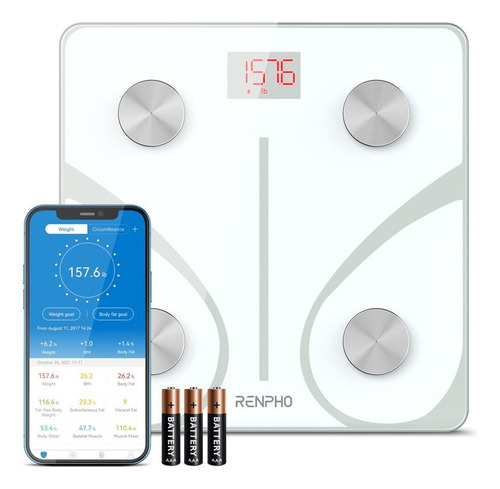 Renpho Bluetooth Digital Bathroom Scale Smart Body Fat Scale