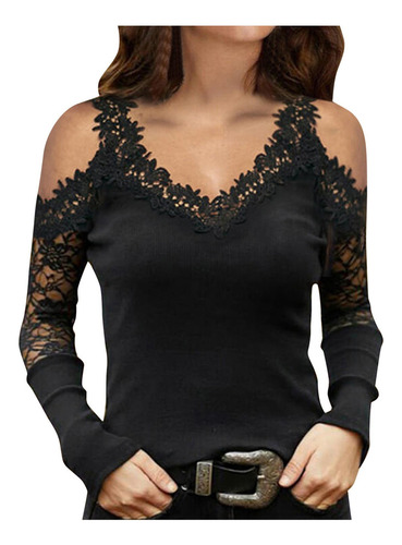 Blusa Feminina Sem Ombros, Estilo Suéter De Casal