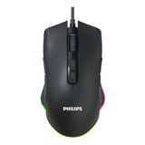 Philips Mouse Gamer G201 6400dpi Rgb 8 Botones Spk9201bl