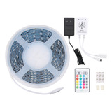 Tira De Luces Rgb De 5 M, 5050 Usb, Resistentes Al Agua, Que