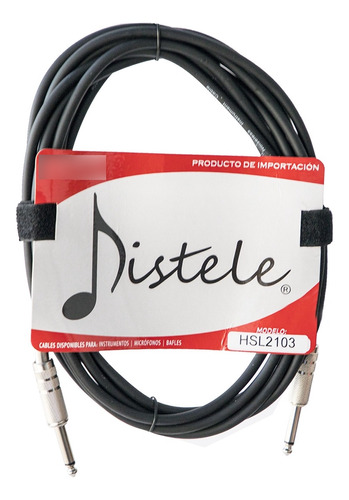 Cable Distele 4.5m Para Guitarra, Bajo, Teclado