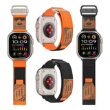 Pulso Correa Nylon Para Apple Watch Ultra 1, 2, 44 45 49mm