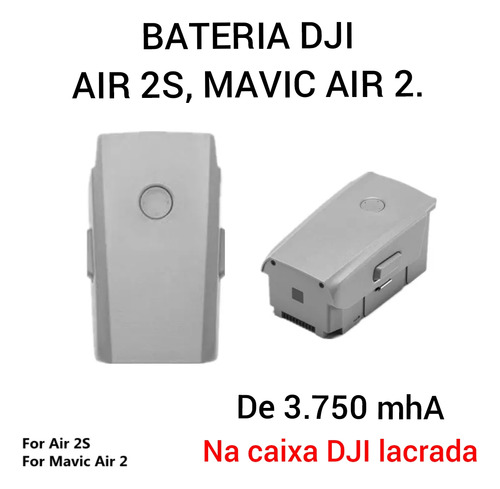 Bateria Dji Mavic Air 2, Air 2s, 11.v, 3.500 Mha. Original, 