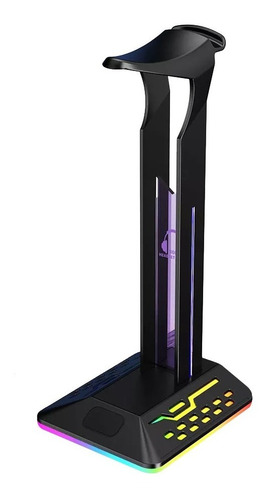 Soporte Base Para Diadema Gamer Con Luces Rgb Usb Auriculare