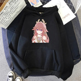 Yaemiko-sudaderas Con Capucha De Anime Unisex  Ropa De Calle