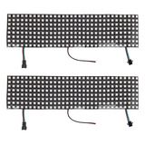 2x Painel De Matriz De Led, Ws2812b Rgb 832 Pixels Digital F