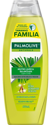  Shampoo Palmolive Naturals Limpeza Balanceada 650ml