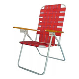 Sillon Reposera De Playa Camping 5 Posiciones Cintas