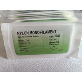 Sutura Nylon Monofilamento 5/0 (unidad)