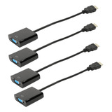 Cable Adaptador De Línea Hdmi A Vga Para Dvd Portátil De 4 P