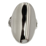 Anillo Ovalado Liso Plata 925 T21