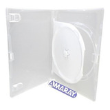 Estojo Box P/ 2 Dvd Capa Transparente Amaray - 15 Und.