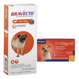 Kit Antiparasitário Bravecto 4,5 A 10kg+endogard 10kg C/2 Cp