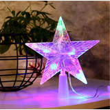 Estrella Para Árbol De Navidad Luminosa Led 23cm A Pilas