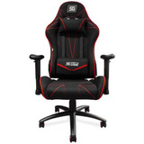 Silla Gaming Vorago Cgc500-rd, Asiento Acolchado, Negro/rojo