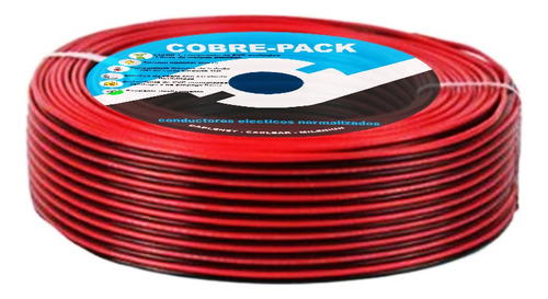 Cable Bipolar Paralelo 2x1mm Audio X 60 Mts Cobre100%