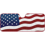 Auto Shade Universal Bandera Americana Protector Solar