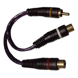 Cable Extension Rca 2 Hembras 1 Macho