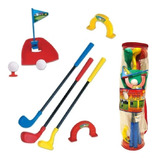 Jogo Golfe Com Sacola Brinquedo Taco Bola Infantil Braskit