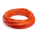 Cable Flexible Automotriz Calibre 18 Naranja Rollo 30 Mts