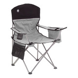 Silla Coleman Director 148kg C/enfriadora Black Gray