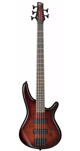 Bajo Eléctrico Ibanez Sr-255 Fm Cnb Brown 5 Cuerdas Activo