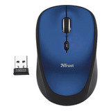 Mouse Raton Trust Yvi Wireless Inalambrico Azul