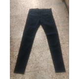 Pantalón Chupin Negro Bolsillo Chino. Nuevo. Elastizado