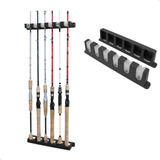 Suporte Vara Para Pesca Expositor De Parede Rod Rack